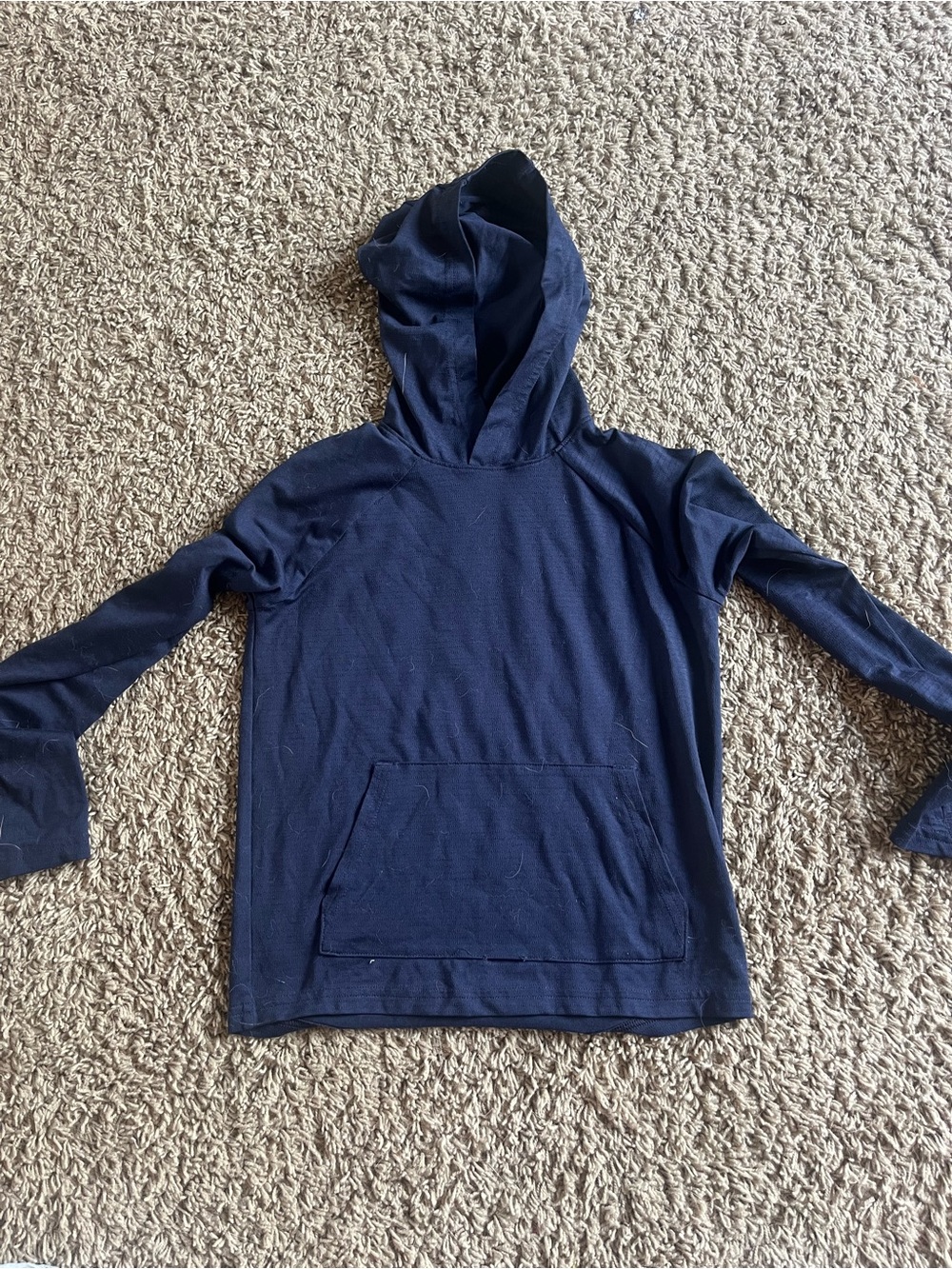 Kids all in motion Navy Blue Kids Hoodie with Kangaroo Pocket
